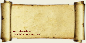 Zorana Dakić vizit kartica